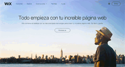 Desktop Screenshot of es.wix.com