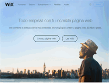 Tablet Screenshot of es.wix.com