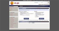 Desktop Screenshot of es.gp